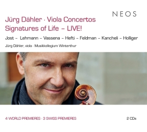 Jurg Dahler - Signatures Of Life - Live! i gruppen CD / Klassiskt,Övrigt hos Bengans Skivbutik AB (4263530)