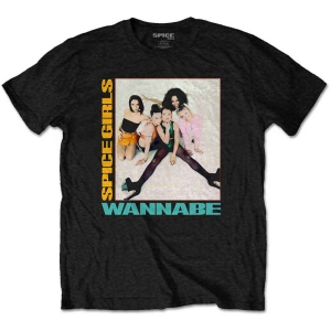 Spice Girls - Spice Girls Unisex T-Shirt: Wannabe i gruppen CDON - Exporterade Artiklar_Manuellt / T-shirts_CDON_Exporterade hos Bengans Skivbutik AB (4267330r)