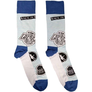 Ac/Dc - Icons Uni Blue Socks (Eu 40-45) i gruppen MERCH / Minsishops-merch / Ac/Dc hos Bengans Skivbutik AB (4267743)