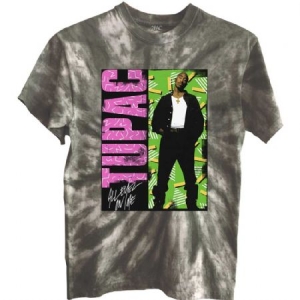 2Pac - Unisex T-Shirt: All Eyez On Me (Dye-Wash) (Small) i gruppen ÖVRIGT / MK Test 5 hos Bengans Skivbutik AB (4267752r)