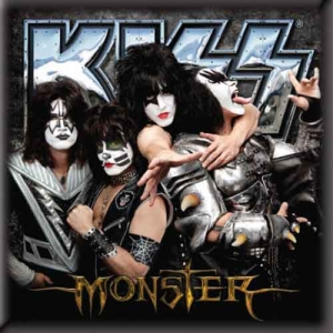 KISS - Fridge Magnet: Monster i gruppen MERCHANDISE / Merch / Hårdrock hos Bengans Skivbutik AB (4271727)