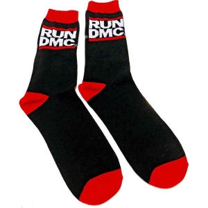 Run Dmc - Logo Uni Bl Socks (Eu 40-45) i gruppen MERCHANDISE / Strumpor / Hip Hop-Rap hos Bengans Skivbutik AB (4271753)
