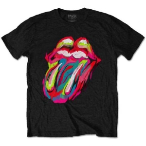 Rolling Stones - The Rolling Stones Unisex T-Shirt: Sixty Brushstroke Tongue i gruppen ÖVRIGT / MK Test 5 hos Bengans Skivbutik AB (4272910r)