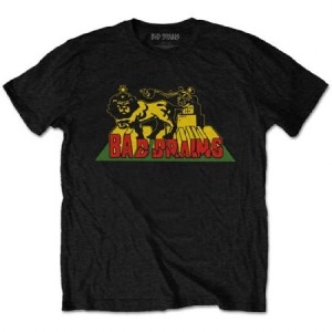 Bad Brains - Bad Brains Unisex T-Shirt: Lion Crush i gruppen ÖVRIGT / MK Test 5 hos Bengans Skivbutik AB (4281722r)