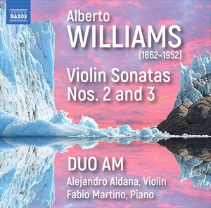 Williams Alberto - Violin Sonatas Nos. 2 & 3 i gruppen VI TIPSAR / Julklappstips CD hos Bengans Skivbutik AB (4301880)