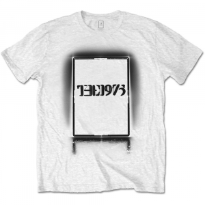 The 1975 - Black Tour (Medium) Unisex White T-Shirt i gruppen ÖVRIGT / MK Test 6 hos Bengans Skivbutik AB (4302850)