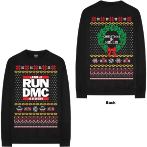 Run DMC - Holiday (Large) Unisex Back Print Sweatshirt i gruppen MERCHANDISE / Sweatshirt / Hip Hop-Rap hos Bengans Skivbutik AB (4303380)