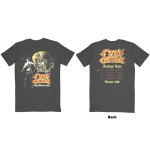 Ozzy Osbourne - Ultimate Remix (Medium) Unisex Back Print T-Shirt i gruppen MERCH / T-Shirt / Sommar T-shirt 23 hos Bengans Skivbutik AB (4303407)