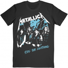 Metallica - Vintage Ride The Lightning (Small) Unisex T-Shirt i gruppen ÖVRIGT / MK Test 6 hos Bengans Skivbutik AB (4304015)