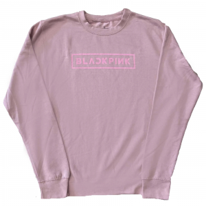 BlackPink - BlackPink Unisex Sweatshirt: Logo (pink) i gruppen MERCHANDISE / Hoodies / K-Pop hos Bengans Skivbutik AB (4306798)