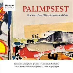 Sam Corkin The Choir Of Canterbury - Palimpsest - New Works From Old For i gruppen VI TIPSAR / Julklappstips CD hos Bengans Skivbutik AB (4309288)