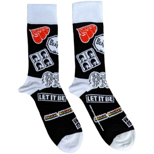 The Beatles - Icons Uni Bl Socks (Eu 40-45) i gruppen MERCHANDISE / Merch / Pop-Rock hos Bengans Skivbutik AB (4314441)