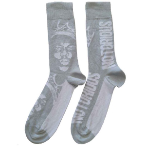 Biggie Smalls - Crown Monochrome Uni Socks (Eu 40-45) i gruppen MERCHANDISE / Merch / Hip Hop-Rap hos Bengans Skivbutik AB (4314448)