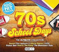 Various artists - 70s School Days (5CD) i gruppen CD / Pop-Rock hos Bengans Skivbutik AB (4324554)