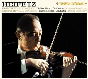 Heifetz Jascha - Violin Concerto - Sibelius Beethoven i gruppen CD / Klassiskt hos Bengans Skivbutik AB (4330260)
