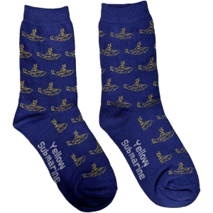 The Beatles - YSM Lady Lht Blue Socks (Eu 37-41) i gruppen MERCHANDISE / Merch / Pop-Rock hos Bengans Skivbutik AB (4359310)