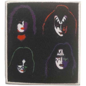 Kiss - Patch 4 Heads Printed (10,3 X 9,2 C i gruppen MERCHANDISE / Tygmärke / Hårdrock hos Bengans Skivbutik AB (4359371)