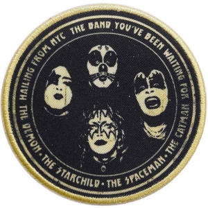 Kiss - Patch Hailing From Nyc (9,0 Cm) i gruppen MERCHANDISE / Tygmärke / Hårdrock hos Bengans Skivbutik AB (4359372)