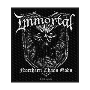 Immortal - Northern Chaos Gods Standard Patch i gruppen MERCHANDISE / Tygmärke / Hårdrock hos Bengans Skivbutik AB (4359408)