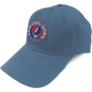 Grateful Dead - Steal Your Face Logo Denim Baseball C i gruppen MERCHANDISE / Keps / Pop-Rock hos Bengans Skivbutik AB (4366615)