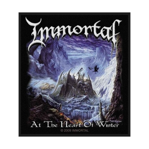 Immortal - At The Heart Of Winter Standard Patch i gruppen MERCHANDISE / Tygmärke / Hårdrock hos Bengans Skivbutik AB (4379253)
