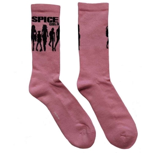 Spice Girls - Silhouette Uni Pink Socks (Eu 40-45) i gruppen MERCHANDISE / Strumpor / Pop-Rock hos Bengans Skivbutik AB (4395726)