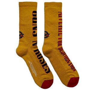 Guns N Roses - Appetite For Destr Yell Socks (Eu 40-45) i gruppen MERCHANDISE / Merch / Hårdrock hos Bengans Skivbutik AB (4395731)