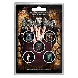Cradle Of Filth - Button Badge Pack: Albums (Retail Pack) i gruppen ÖVRIGT / MK Test 7 hos Bengans Skivbutik AB (4400528)