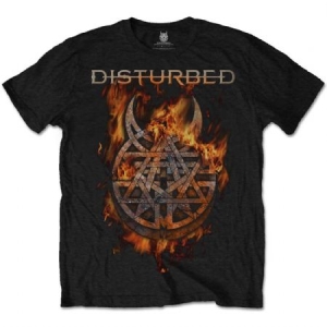 Disturbed - Unisex T-Shirt: Burning Belief (XX-Large) i gruppen ÖVRIGT / MK Test 6 hos Bengans Skivbutik AB (4400529)