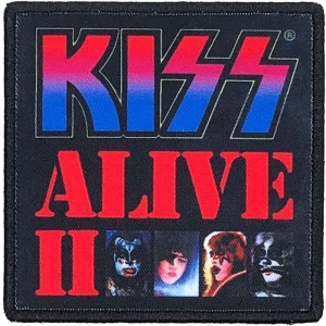 Kiss - Alive Ii Printed Patch i gruppen MERCHANDISE / Merch / Hårdrock hos Bengans Skivbutik AB (4400558)