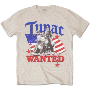 Tupac - Unisex T-Shirt: Most Wanted (Medium) i gruppen ÖVRIGT / MK Test 6 hos Bengans Skivbutik AB (4400809)