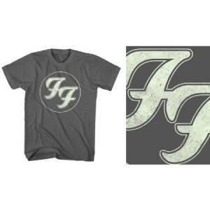 Foo Fighters - Unisex T-Shirt: Gold FF Logo (Small) i gruppen ÖVRIGT / MK Test 6 hos Bengans Skivbutik AB (4400891)