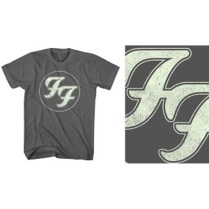 Foo Fighters - Unisex T-Shirt: Gold FF Logo (Small) i gruppen MERCHANDISE / T-shirt / Pop-Rock hos Bengans Skivbutik AB (4400891)