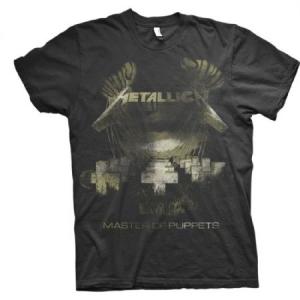 Metallica - Unisex T-Shirt: Master of Puppets Distressed (Large) i gruppen ÖVRIGT / MK Test 6 hos Bengans Skivbutik AB (4401031)