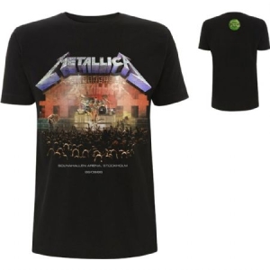 Metallica - Unisex T-Shirt: Stockholm '86. (Back Print) (Medium) i gruppen ÖVRIGT / MK Test 6 hos Bengans Skivbutik AB (4401038)