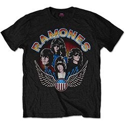 Ramones - Unisex T-Shirt: Vintage Wings Photo (Small) i gruppen ÖVRIGT / MK Test 6 hos Bengans Skivbutik AB (4401146)