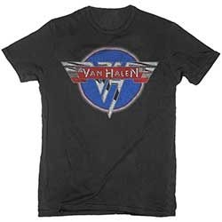 Van Halen - Unisex T-Shirt: Chrome Logo (X-Large) i gruppen ÖVRIGT / MK Test 6 hos Bengans Skivbutik AB (4401184)
