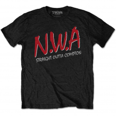 N.W.A - N.W.A UNISEX T-SHIRT: STRAIGHT OUTTA COMPTON (S) i gruppen ÖVRIGT / Övrigt / aub hos Bengans Skivbutik AB (4403248)