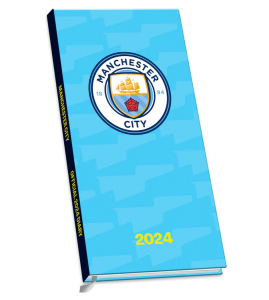 Manchester City Fc - Manchester City Fc 2024 Slim Diary i gruppen ÖVRIGT / MK Test 7 hos Bengans Skivbutik AB (4406373)