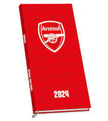 Arsenal Fc - Arsenal Fc 2024 Slim Diary i gruppen ÖVRIGT / MK Test 7 hos Bengans Skivbutik AB (4406375)
