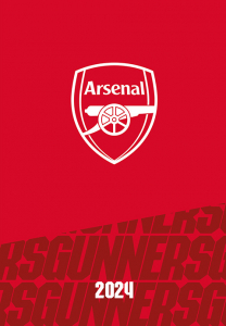 Arsenal Fc - Arsenal Fc 2024 A5 Diary i gruppen ÖVRIGT / MK Test 7 hos Bengans Skivbutik AB (4406433)
