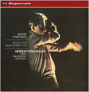 Mozart/Symphonies No 40 & 41 - Von Karajan/Berlin Philharmonic i gruppen VINYL / Pop hos Bengans Skivbutik AB (483776)