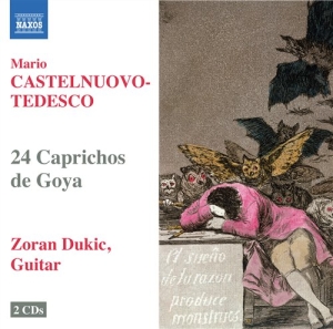 Castelnuovo-Tedesco - 24 Capriches De Goya i gruppen VI TIPSAR / Julklappstips CD hos Bengans Skivbutik AB (500463)