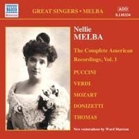 Melba Nellie - American Recordings Vol 1 i gruppen CD / Klassiskt hos Bengans Skivbutik AB (507595)