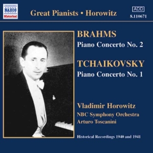 Brahms/Tchaikovsky - Piano Concerto 2 i gruppen Externt_Lager / Naxoslager hos Bengans Skivbutik AB (509622)