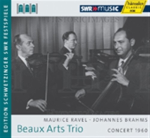 Brahms / Ravel - Piano Trios i gruppen Externt_Lager / Naxoslager hos Bengans Skivbutik AB (515521)
