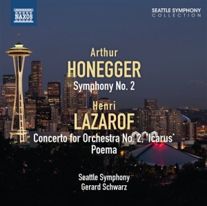 Honegger - Symphony No 2 i gruppen Externt_Lager / Naxoslager hos Bengans Skivbutik AB (520276)