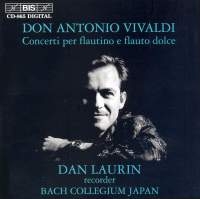 Vivaldi Antonio - Dan Laurin Recorder i gruppen VI TIPSAR / Julklappstips CD hos Bengans Skivbutik AB (521444)