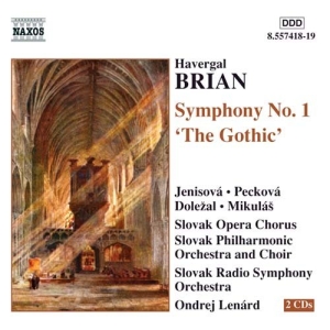 Brian Havergal - Symphony No 1 The Gothic i gruppen Externt_Lager / Naxoslager hos Bengans Skivbutik AB (539633)