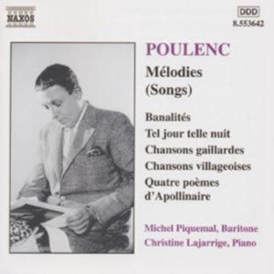 Poulenc Francis - Melodies i gruppen Externt_Lager / Naxoslager hos Bengans Skivbutik AB (548995)